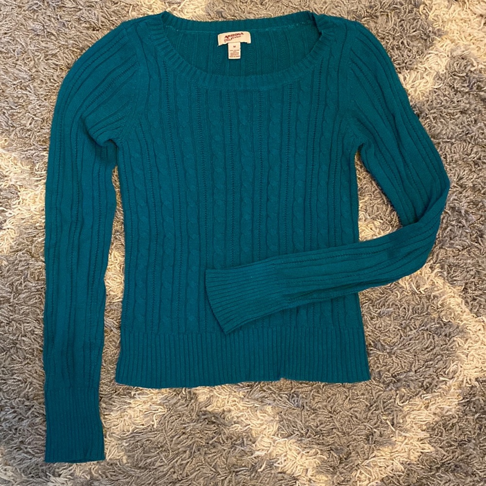 Arizona sweater turquoise size medium